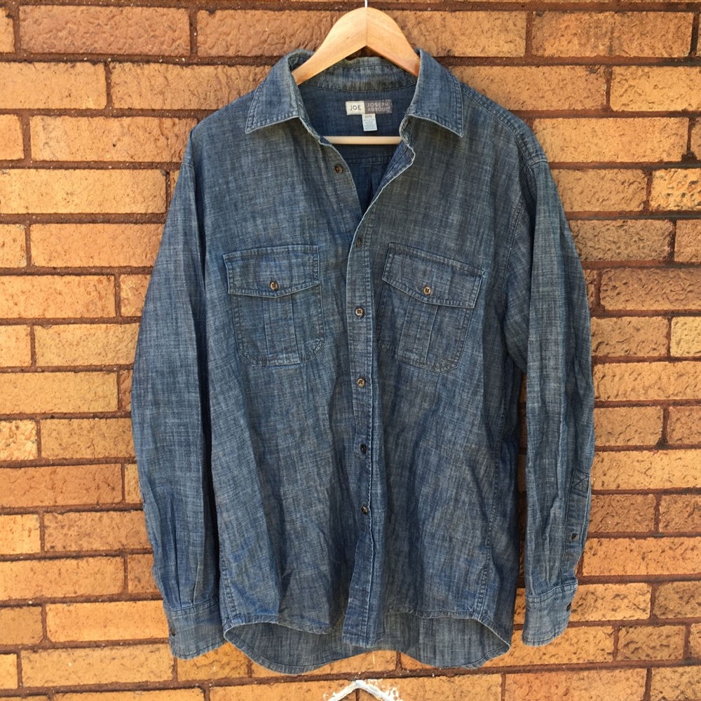 Joseph Abboud Chambray Button Down Shirt